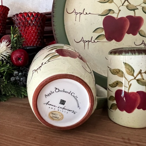 Rare Home Interiors Apple Orchard Collection 5-Pc Set 🔥FINAL SALE - Picture 5 of 7